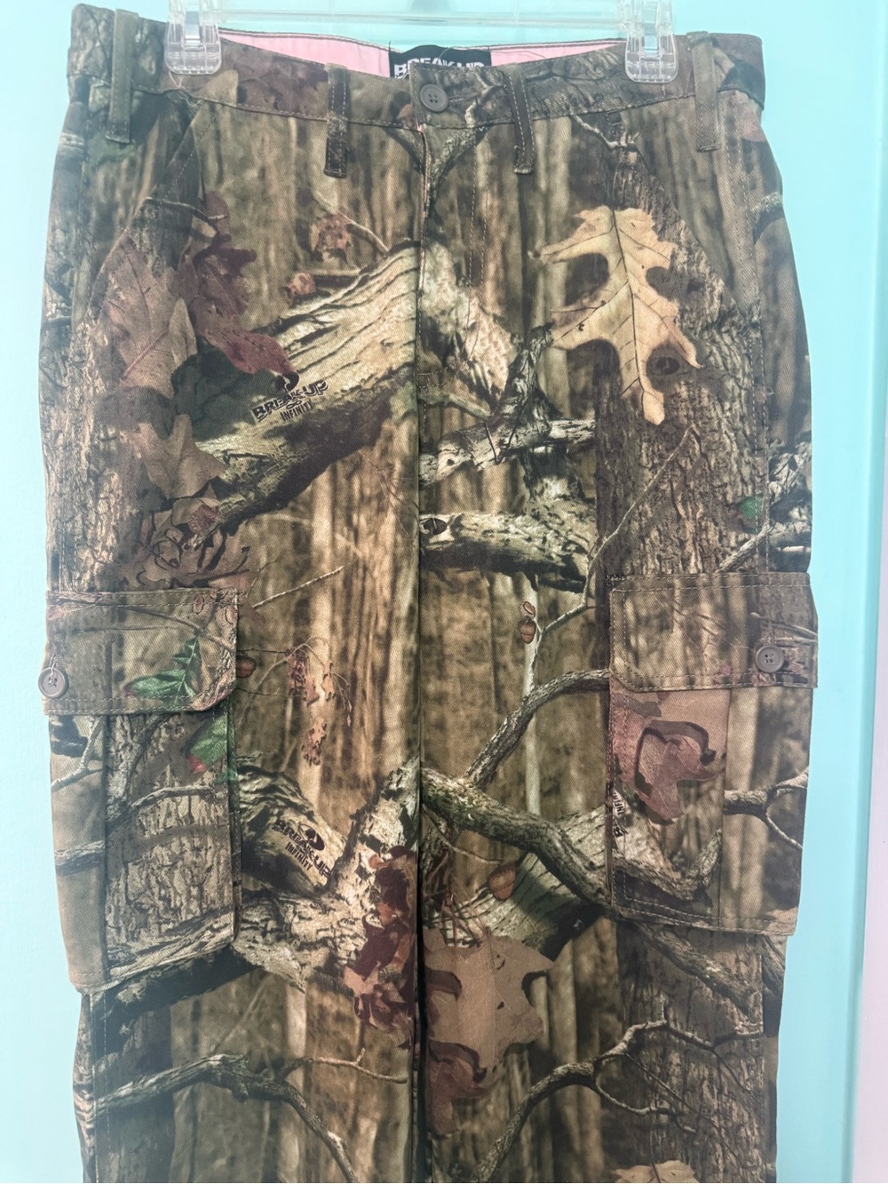 Mossy Oak Women’s Camouflage Cargo Pants - Brown/Green/Black
